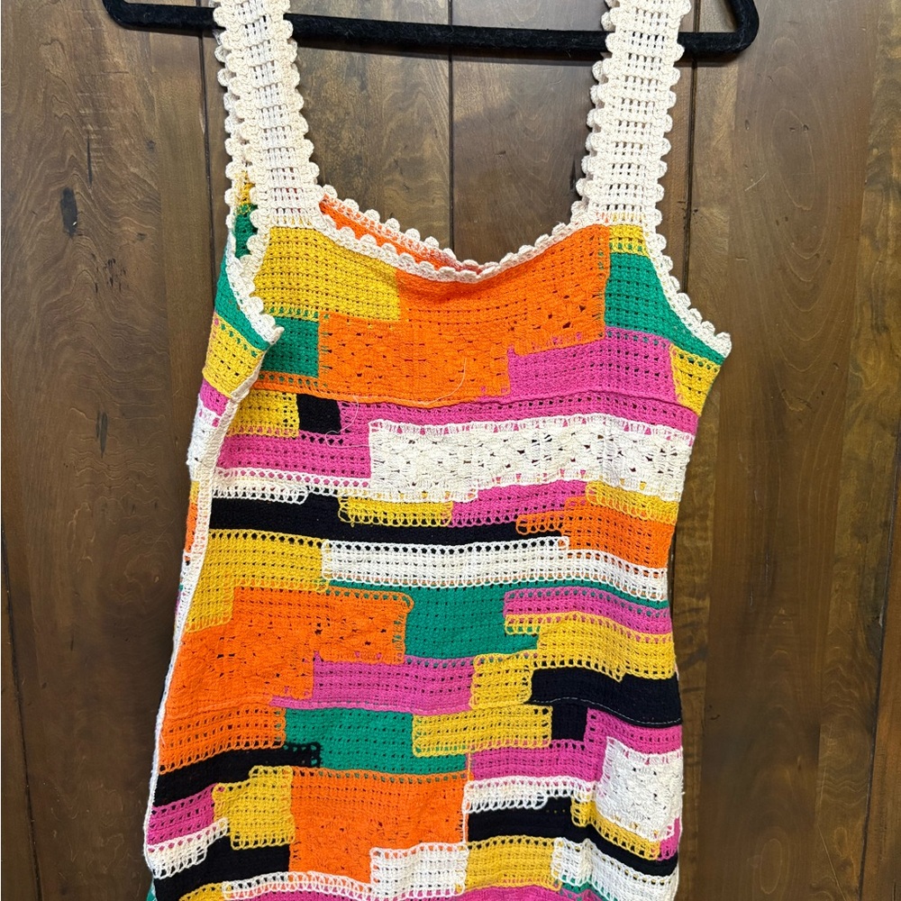Colorful Crochet Women's Top